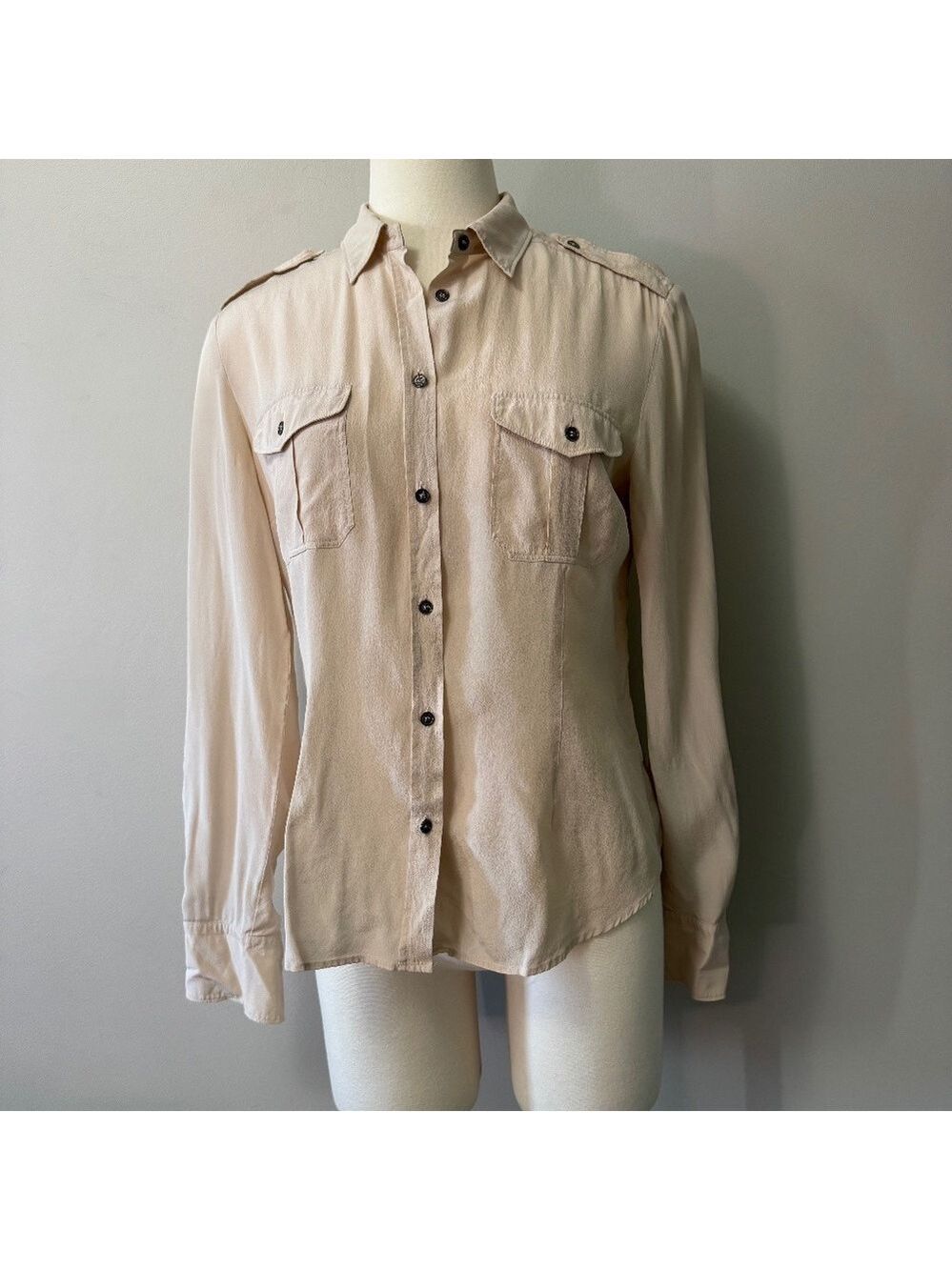 Weekend Max Mara Cream Button-Up Shirt